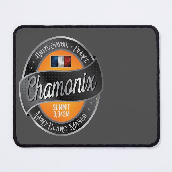 Item preview, Chamonix Mont Blanc Ski France Skiing Alps Sticker T-Shirt 03 designed and sold by OuterShellUK.