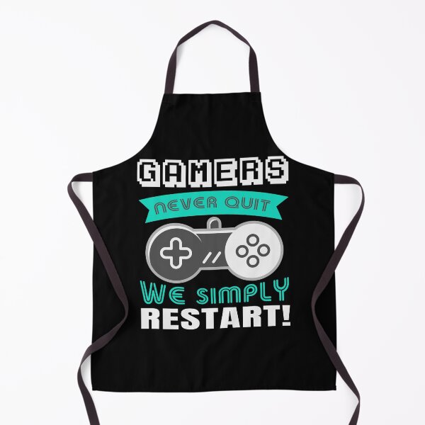 Item preview, Gamers Never Quit We Simply Restart designed and sold by ExcitedMood.