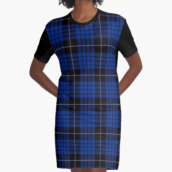 Aperçu de l'œuvre Tartan bleu et noir, plaid créée et vendue par iclipart.