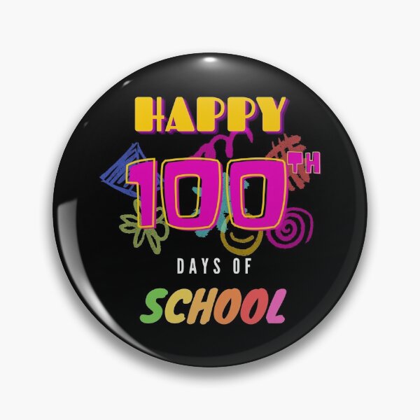 Item preview, Happy 100th days of school. - 100th day school designed and sold by Paint84.