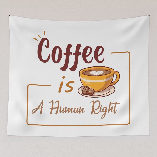 Item preview, Coffee is a human right designed and sold by Shorim.
