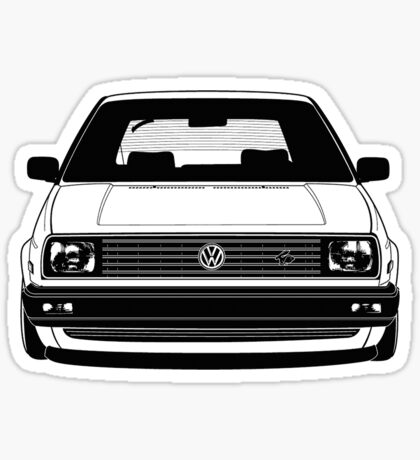 Golf Mk2: Stickers | Redbubble