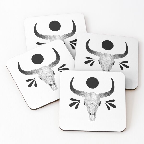 Item preview, Stippled Cow Skull designed and sold by paigeronco.