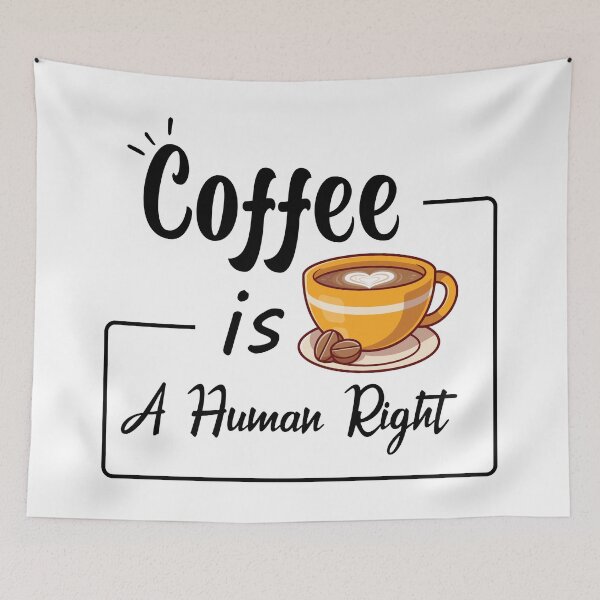 Item preview, Coffee is a human right designed and sold by Shorim.