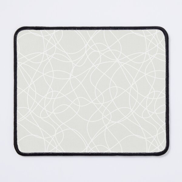 Artikelvorschau, Off White and White Scribbled Lines Mosaic Pattern Pairs Dulux 2022 Popular Colour Cloudy Dreams entworfen und verkauft von ColorOfTheYears.