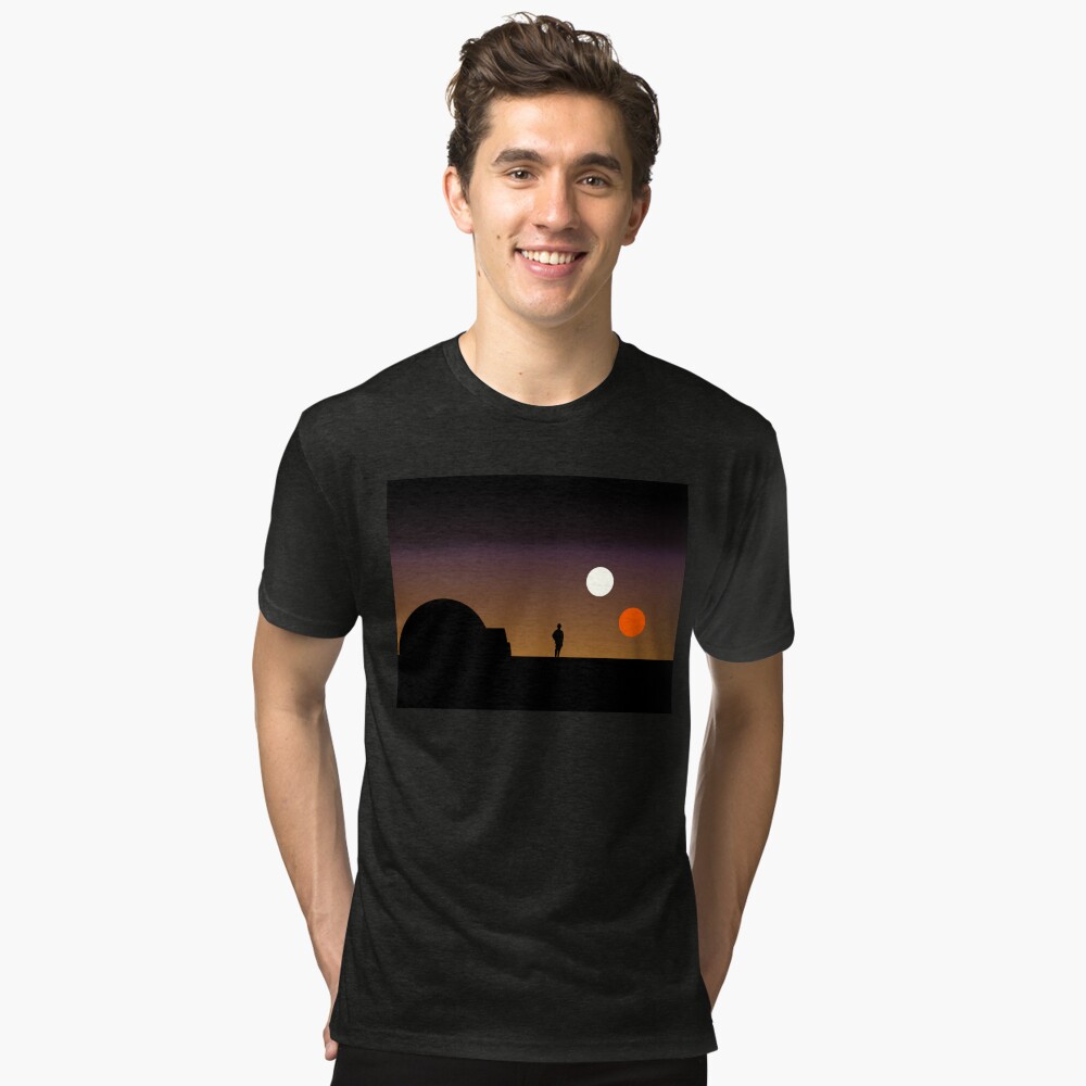 Vista previa del artículo con la obra «Camiseta de tejido mixto», diseñado y vendido por rorkstarmason.