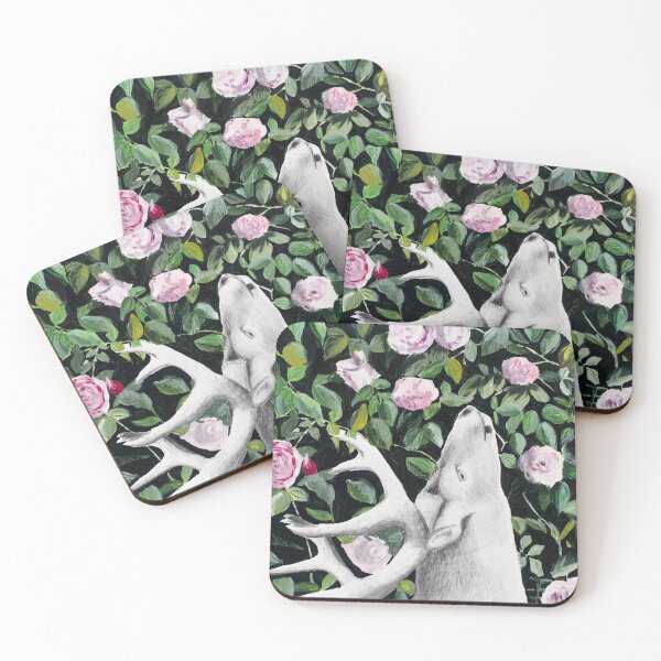 Item preview, The Deer and the Roses designed and sold by AgaSpolsky.