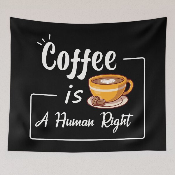 Item preview, Coffee is a human right designed and sold by Shorim.