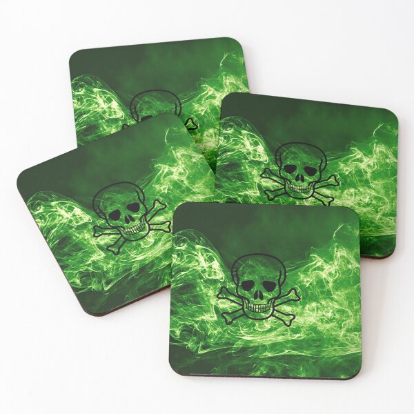 Item preview, Devil Toxic Abstract Gas Smoke Art Green designed and sold by MAEffects.