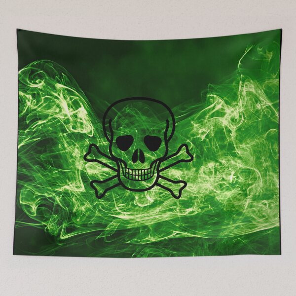 Item preview, Devil Toxic Abstract Gas Smoke Art Green designed and sold by MAEffects.