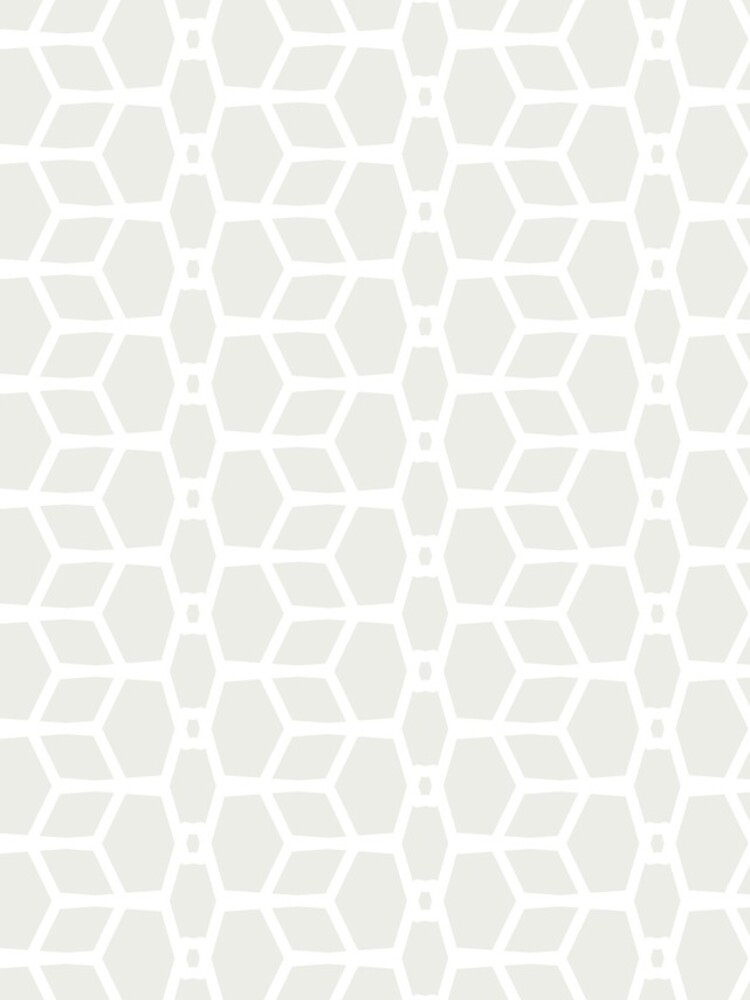 Imagen 4 de 4, Funda de iPhone con la obra Off White and White Tessellation Line Pattern 4 Pairs Dulux 2022 Popular Colour Cloudy Dreams, diseñada y vendida por ColorOfTheYears.