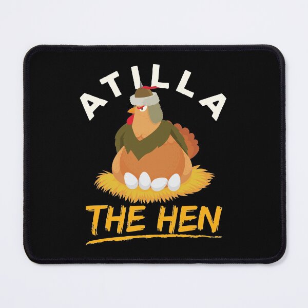 Item preview, Atilla the Hen Hun Funny Chicken Chickens designed and sold by jaygo.