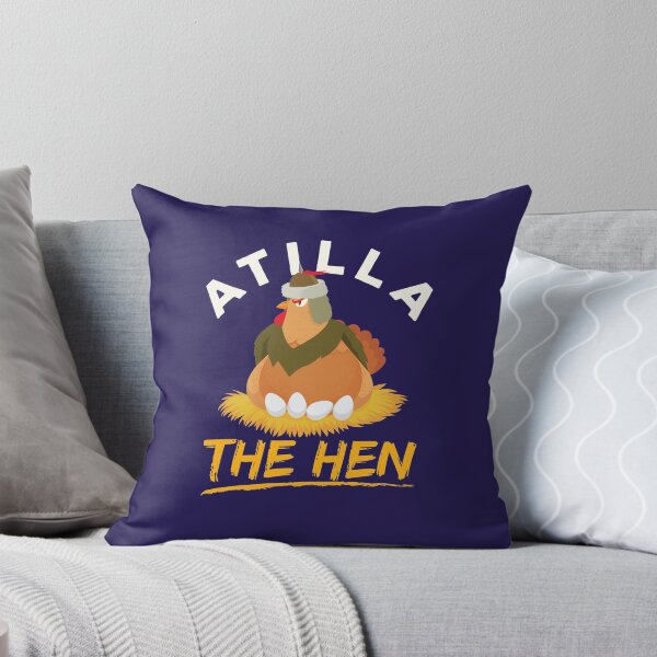 Item preview, Atilla the Hen Hun Funny Chicken Chickens designed and sold by jaygo.