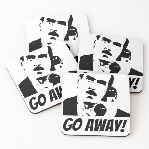 Item preview, Go Away! Basil Fawlty on phone designed and sold by PaulArden.