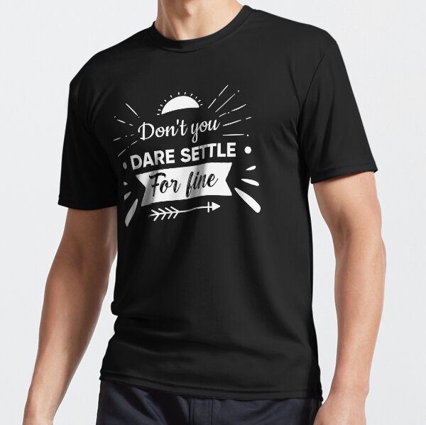 Vista previa del artículo con la obra «No te atrevas a conformarte con algo fino», diseñado y vendido por Eamali.