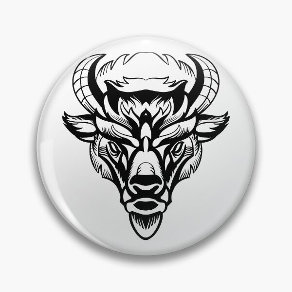 Item preview, Stylized portrait of bison designed and sold by Alinart16.