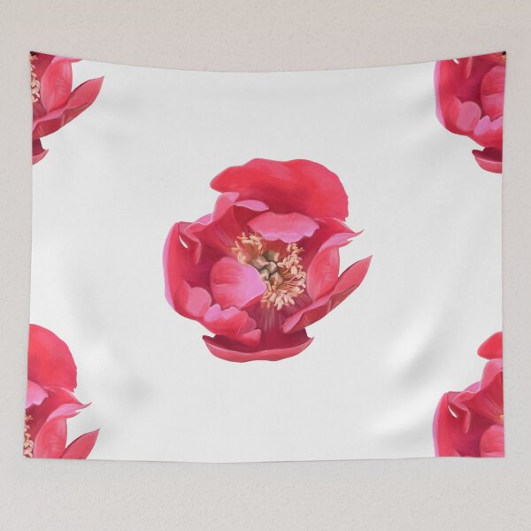 Item preview, Hot Pink Peony Flower designed and sold by Wondersofwhimsy.