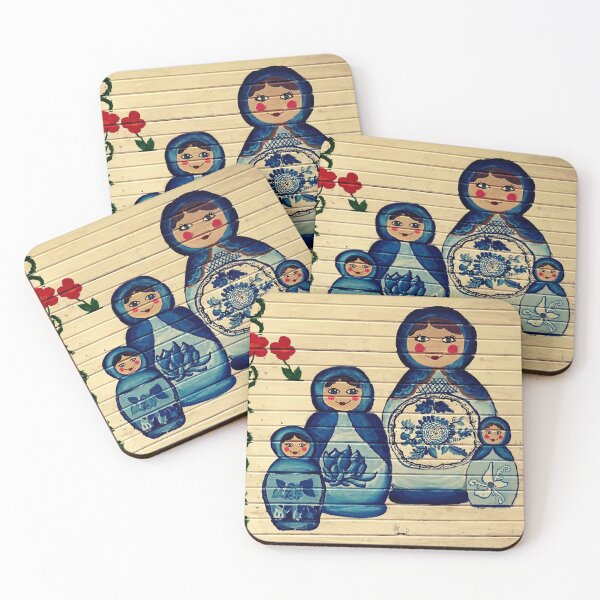 Item preview, Russian dolls mug, Russian dolls greeting card designed and sold by PicsByMi.
