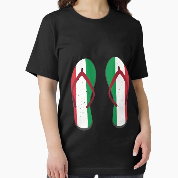 Italy flag flip flop Italian gift Italian Essential T-Shirt