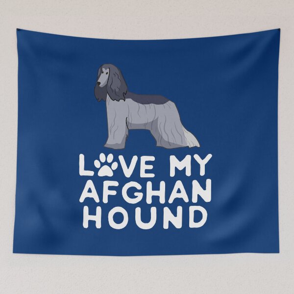 Artikelvorschau, Ich liebe meinen Afghanen entworfen und verkauft von KrisSidDesigns.