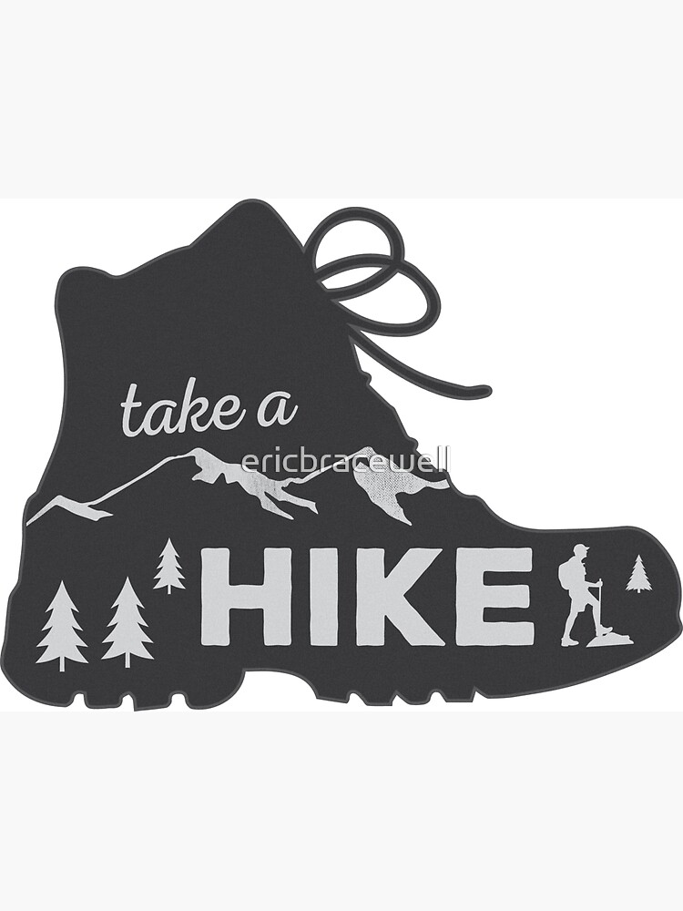 Take a Hike - Hiking Sticker by ericbracewell
