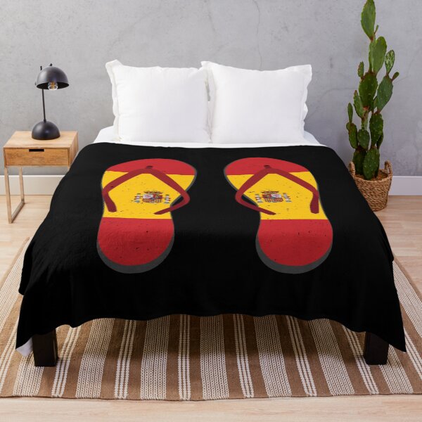 Item preview, Spain Flag Flip-flop Spanish Gift Espana Spaniards designed and sold by Lenny Stahl.