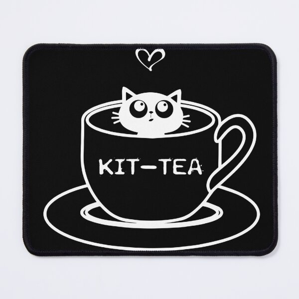 Item preview, KIT-TEA Kitty in a Teacup Kitten Pun designed and sold by The-Funny-Shop.