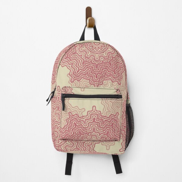 Item preview, Farrow Ball Skimmed Milk White and Lake Red Aztec Mandala Design 2 designed and sold by AuraTherapeia.