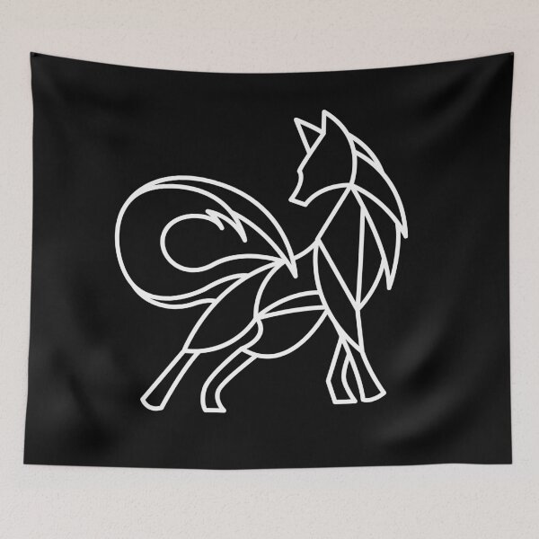 Item preview, Minimalist Mystic Fox Art. designed and sold by HybridoStore.