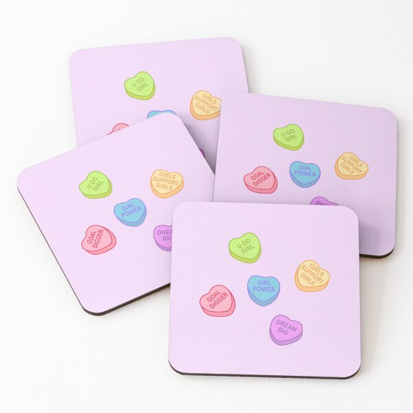 Item preview, Conversation Hearts - Girl Power - Sticker Pack - Valentines Day designed and sold by Nossikko.