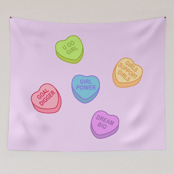 Item preview, Conversation Hearts - Girl Power - Sticker Pack - Valentines Day designed and sold by Nossikko.
