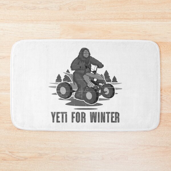 Item preview, Yeti for Winter Bigfoot ATV Quad Biker Four Wheeler Winter Sports Mountain BRAAAP designed and sold by Rabbitti.