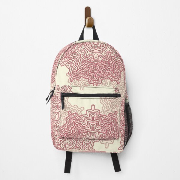 Item preview, Farrow Ball Snow White and Lake Red Aztec Mandala Design 2 designed and sold by AuraTherapeia.