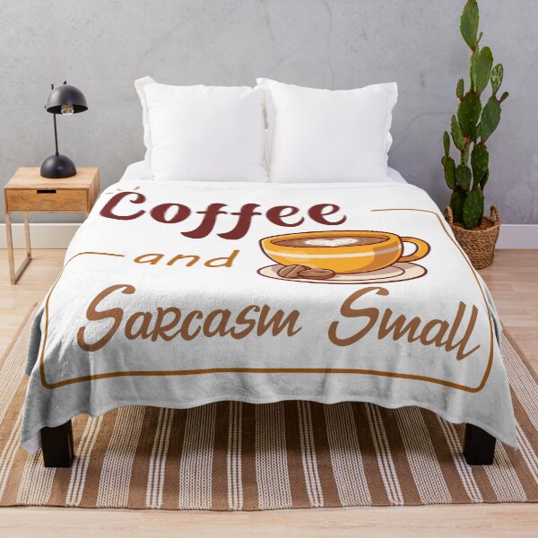Item preview, coffee and sarcasm small designed and sold by Shorim.