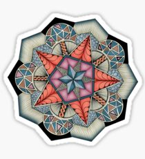 Pentacle Mandala Sticker
