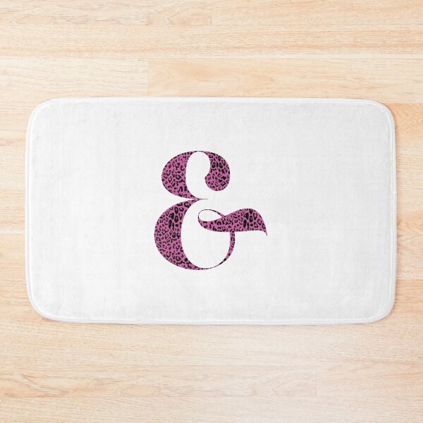 Item preview, Haute Leopard Stylish Ampersand With Neon Pink Leopard Print designed and sold by HauteLeopard.