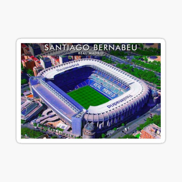 Pegatinas de pared Estadio Bernabeu Real Madrid Wall Art Sticker Mural Kids  Dormitorio Home Decor 50x70CM : : Bebé