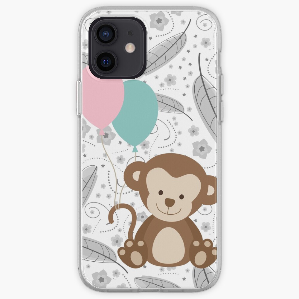 "Cute monkey cases & skins" iPhone Case & Cover by cafegrafis Redbubble