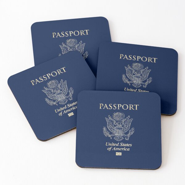 Aperçu de l'œuvre Passeport vintage des États-Unis d'Amérique créée et vendue par Lidra Zehcnas.