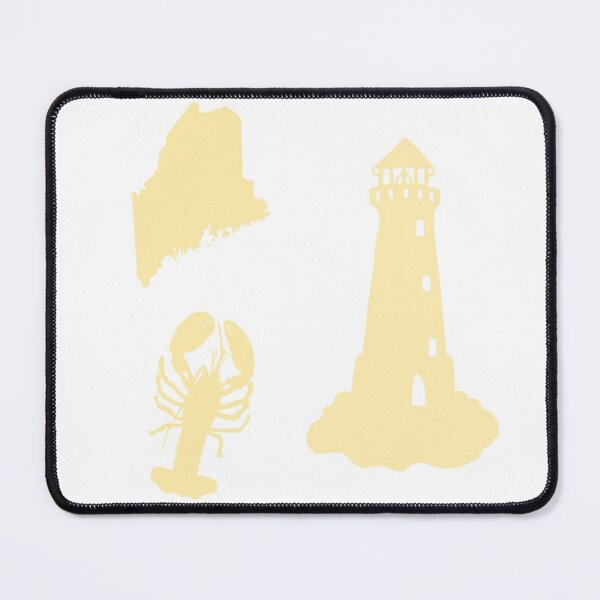 Item preview, Yellow State of Maine Sticker Pack designed and sold by Dalaura.
