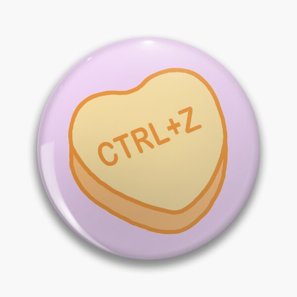 Item preview, Conversation Hearts - Ctrl+ Z - Sticker - Valentines Day designed and sold by Nossikko.