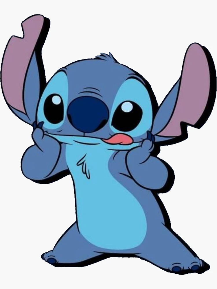 Disney Lilo Stitch Nerdy Stitch Sticker by Mio Marta - Fine Art