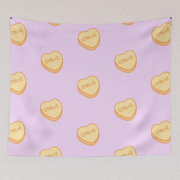 Item preview, Conversation Hearts - Ctrl+ Z - Sticker - Valentines Day designed and sold by Nossikko.