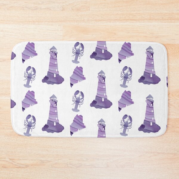 Item preview, Purple Marble State of Maine Sticker Pack  designed and sold by Dalaura.