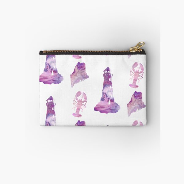 Item preview, Pink and Purple Marble State of Maine Sticker Pack  designed and sold by Dalaura.