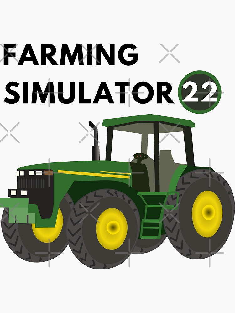 "Farming Simulator" Sticker for Sale by VinCut | Redbubble