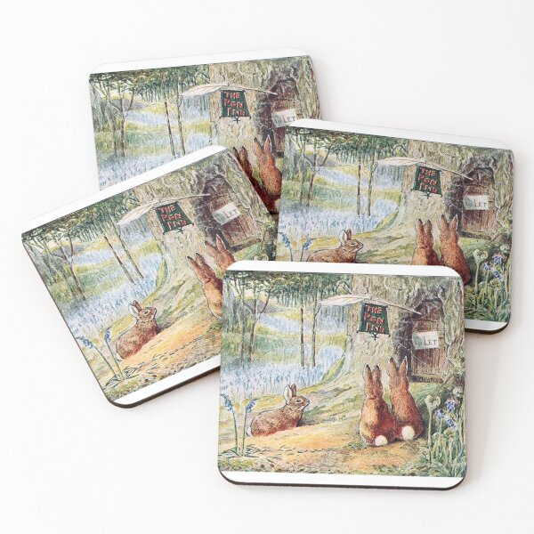 Item preview, Cartoon Rabbits Art Print designed and sold by Eva Vincent.