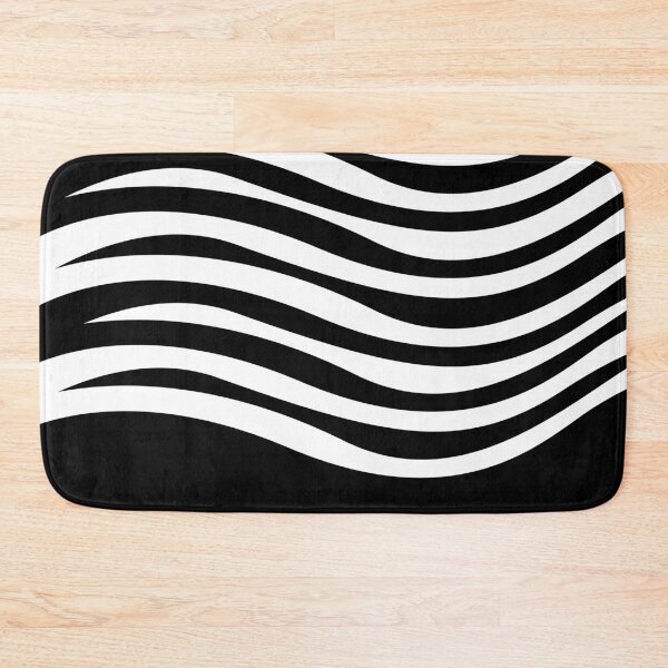 Item preview, Black and White Wave Pattern designed and sold by AlinaSCorner.
