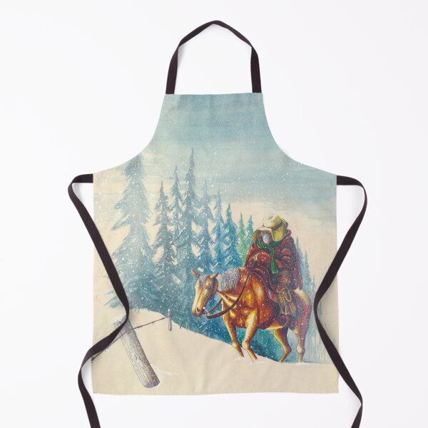 Item preview, Winter Horse and Rider (The Picket Rider) designed and sold by QuixoteRidge.