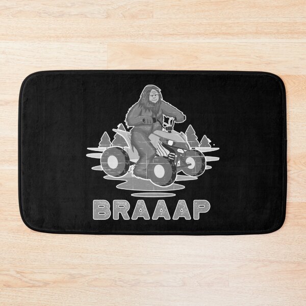 Item preview, Bigfoot ATV Quad Biker Four Wheeler Winter Sports Mountain BRAAAP designed and sold by Rabbitti.